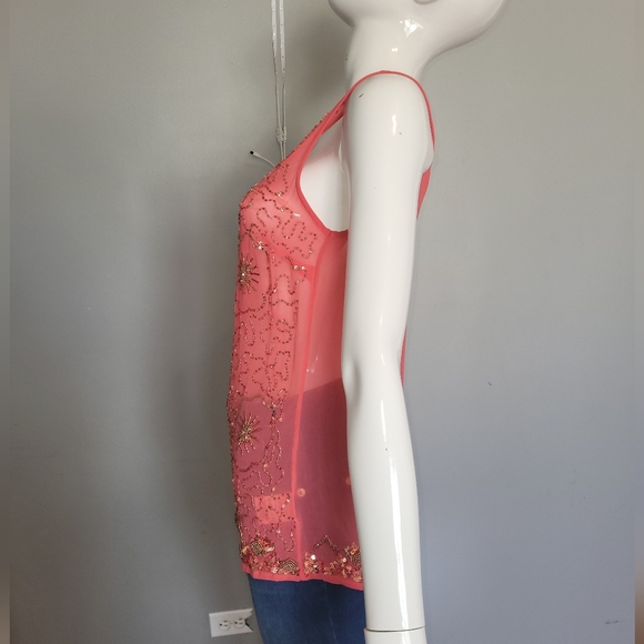 Anthropologie Moulinette Soeurs Glisten Tank, GUC, Size 6 - Picture 5 of 10